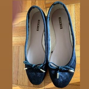Ballet flats Black Mohair